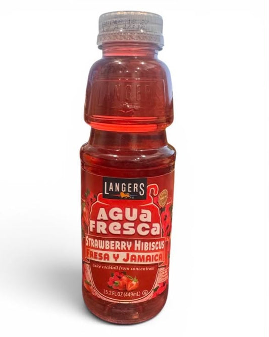 Langers Juice | Strawberry Hibiscus 12 Count