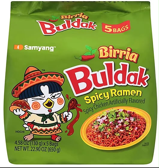 Samyang Buldak Ramen Bags Birria 5 Count