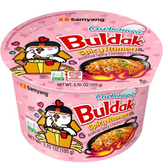 Samyang Buldak Ramen Bowl Carbonara 6 Count