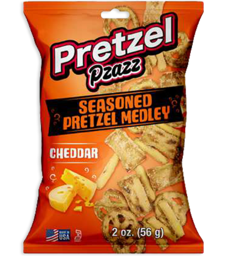 Pretzel Pzazz Cheddar Cheese 12 Count