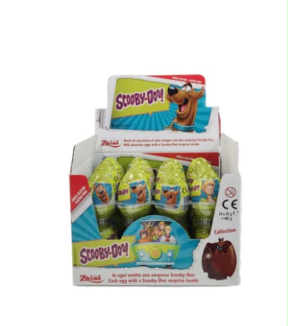 Zaini Scooby-doo Egg & Toy 24 Count