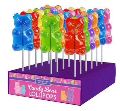 Melville Sugar Bear Lollipops 24 Count