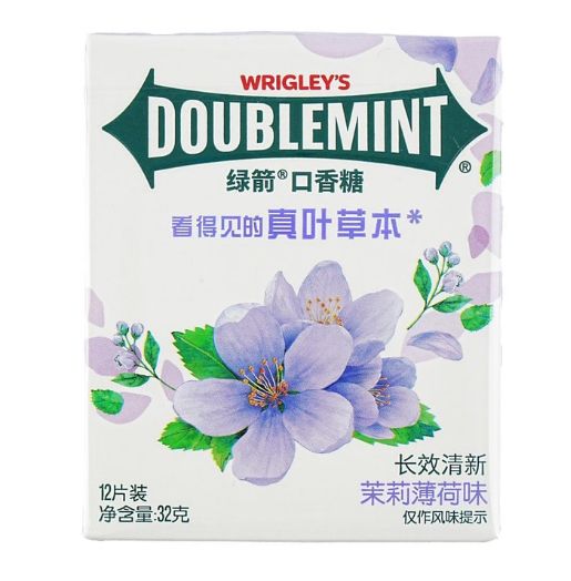 Wrigley's Exotic China Doublemint Jasmine Mint Gum 12 Count