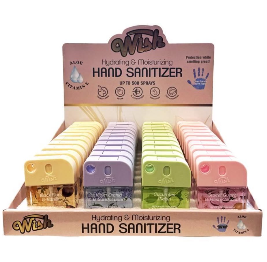 Wish Liquid Hand Sanitizer - Assorted 40 Count