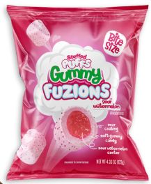 Stuffed Puffs Gummy Fuzions Sour Watermelon 8 Count