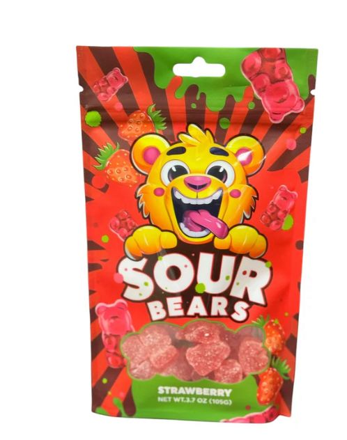 Sour Bears Strawberry 12 Count