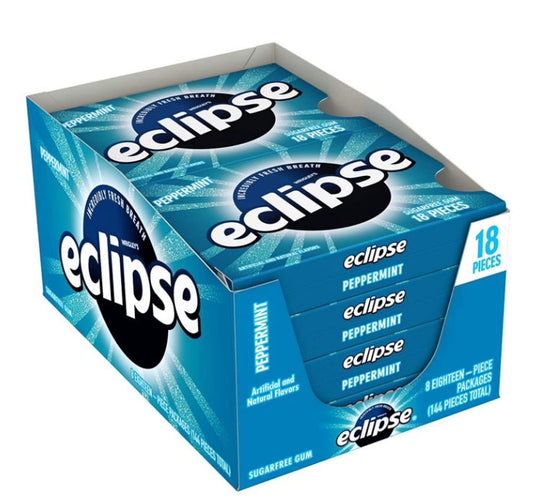 Wrigley's Eclipse Peppermint S/F Gum 8 Count