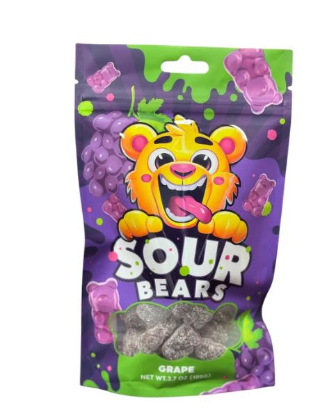 Sour Bears Grape 12 Count