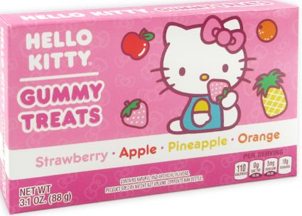 Hello Kitty Theater Box - Fruit Gummi Treats 12 Count