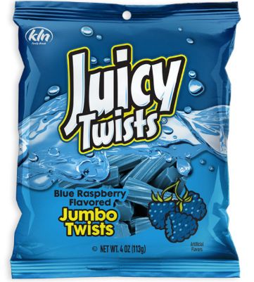 Juicy Twists Blue Raspberry 12 Count