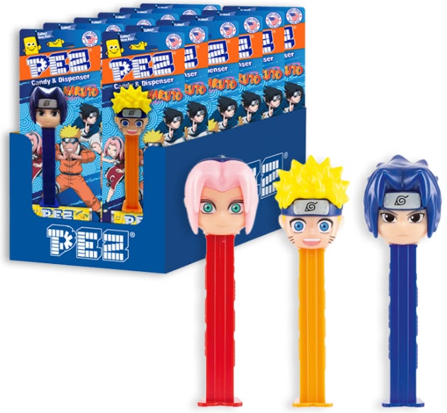 Naruto PEZ Assorted 12 Count