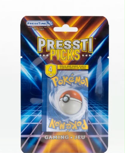 Pokemon Cards Presstine Pressti Picks 4 Card Pack 24 Count