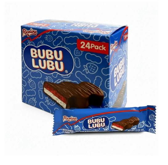 Mondelez Ricolino Bubu Lubu Dark 24pc |24 Count