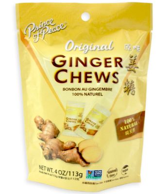 Prince Of Peace Ginger Chews Original Chews 12 Count