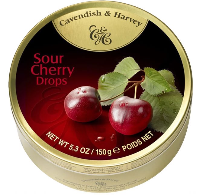 Cavendish & Harvey Tins | Sour Cherry 12 Count