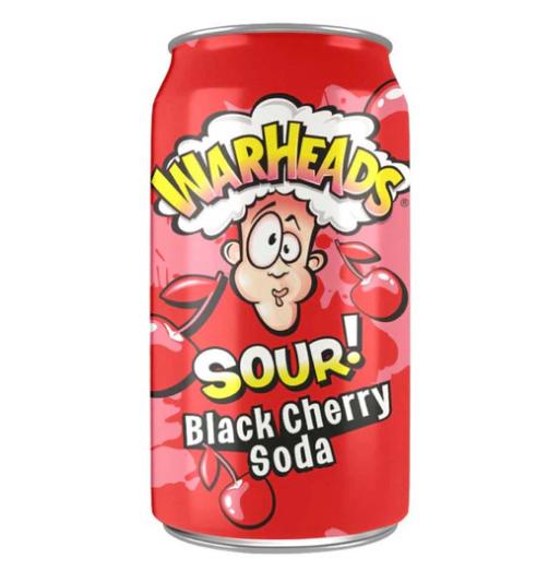 Warheads Sour Black Cherry Soda 12 Count
