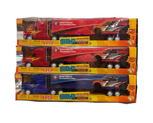 24" Semi Container Truck w/ Lights and Sound - Assorted 8 Count