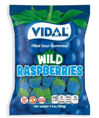 Vidal | Sour Wild Raspberries 14 Count