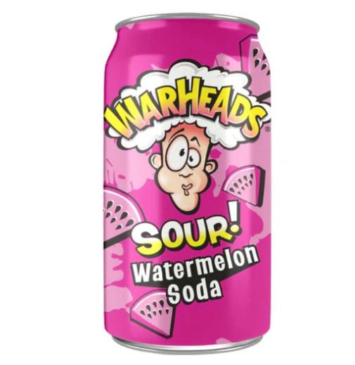 Warheads Sour Watermelon Soda 12 Count