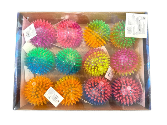 LED Flashing 2-Tone Ball - Assorted  24 Count