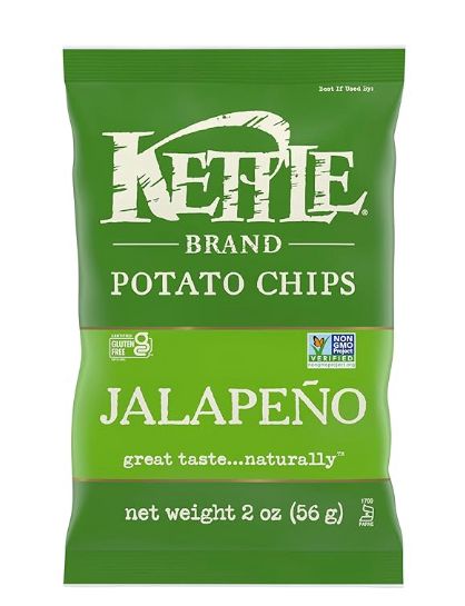 Kettle Potato Chips Jalapeno 12 Count