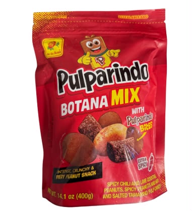 De La Rosa Pulparindo Botana Mix - Extra Spicy 12 Count