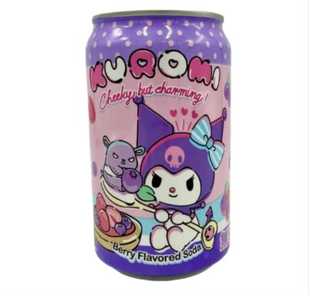 Kuromi Soda - Berry Flavor 12 Count