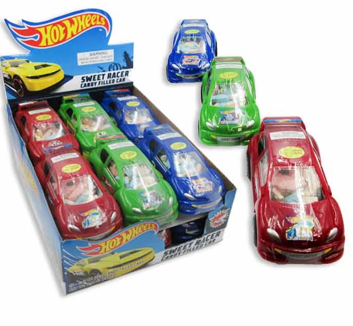 Hot Wheels Sweet Racer Candy Filled Car 12 Count