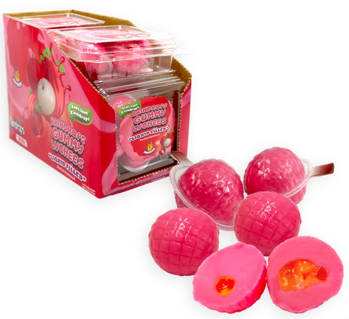 Raindrops Gummy Liquid Filled Lychee 16 Count