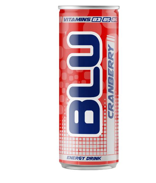 Blu Energy Drink | Cranberry 24 Count