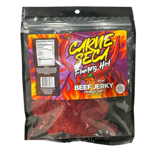 Carne Seca Beef Jerky: Flamin Hot 16 Count
