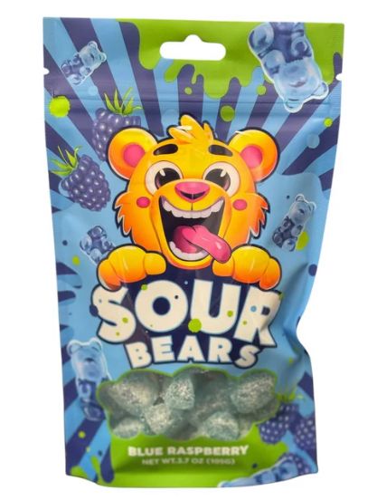 Sour Bears Blue Raspberry 12 Count