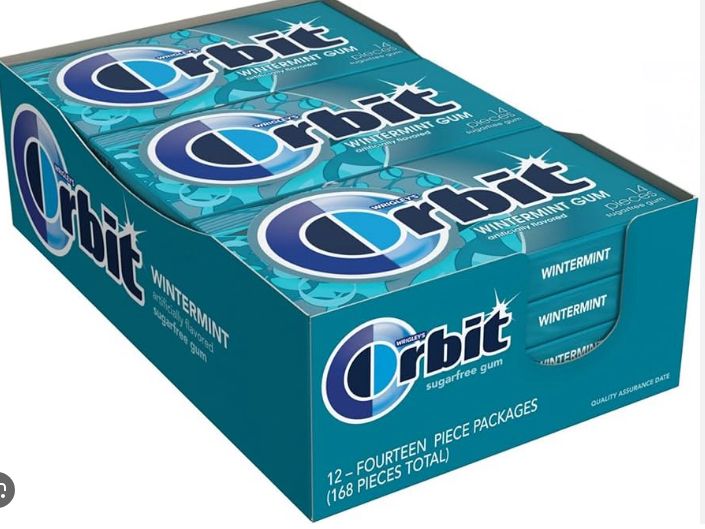Wrigley's Orbit Wintermint S/F Gum 12 Count