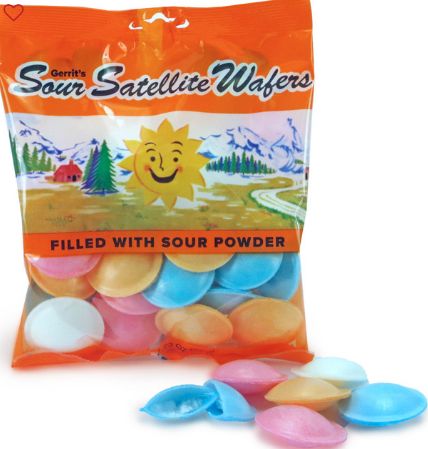 Satellite Wafers Sour 12 Count