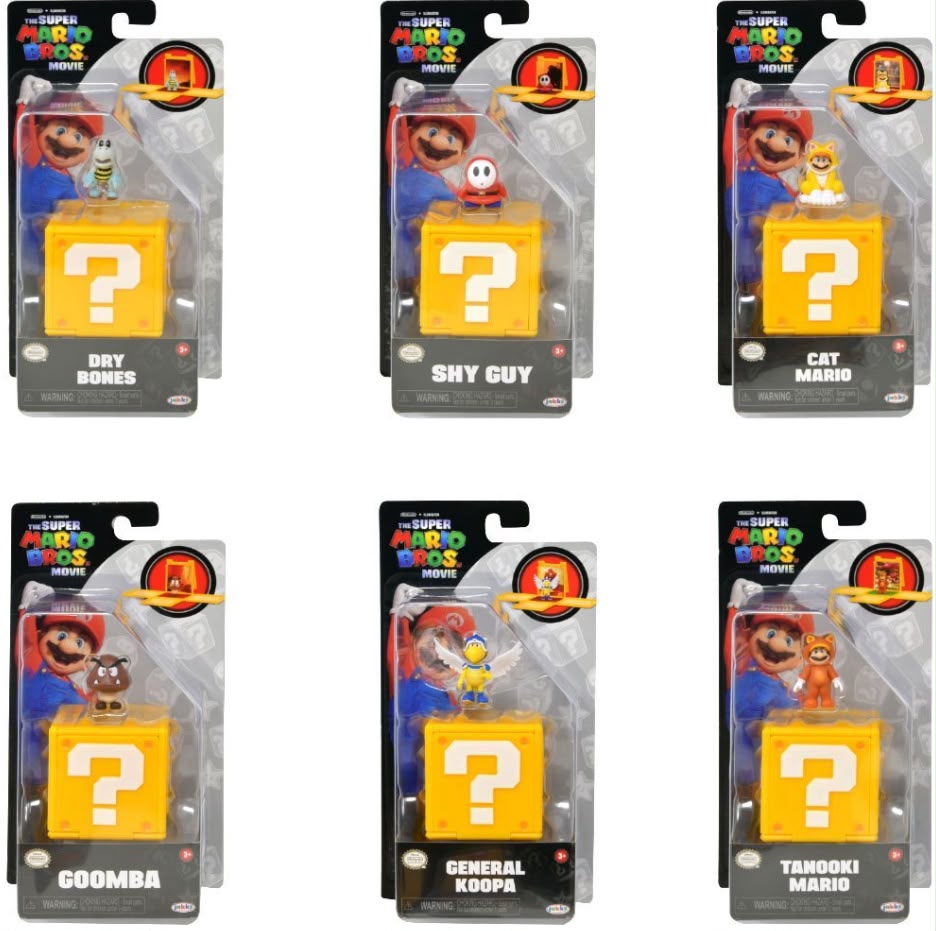Exotic Super Mario Movie Mini Figures - Assorted 12 Count