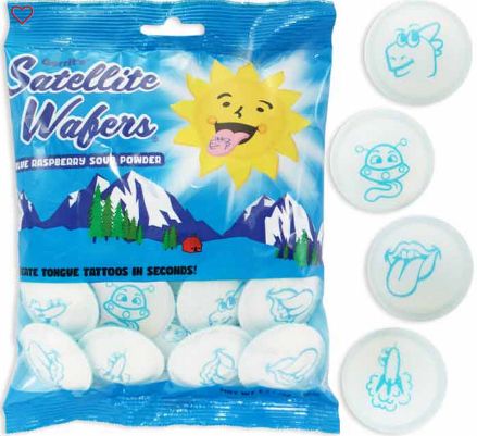Satellite Wafers Blue Raspberry 12 Count