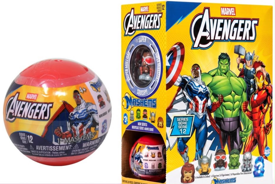 Marvel Avengers Mash'ems Surprise Capsule 20 Count