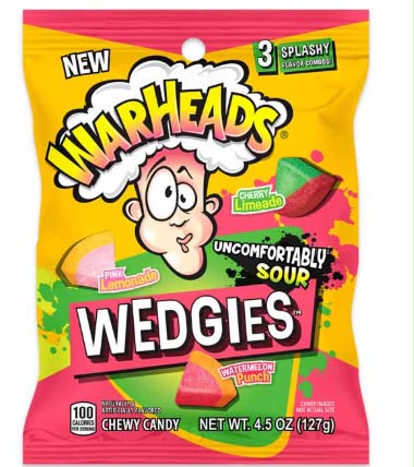 Warheads Wedgies 12 Count