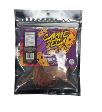 Carne Seca Beef Jerky: Nacho Cheese 16 Count