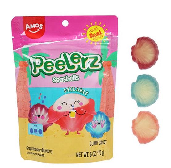 Peelerz Gummy Seashells 12 count