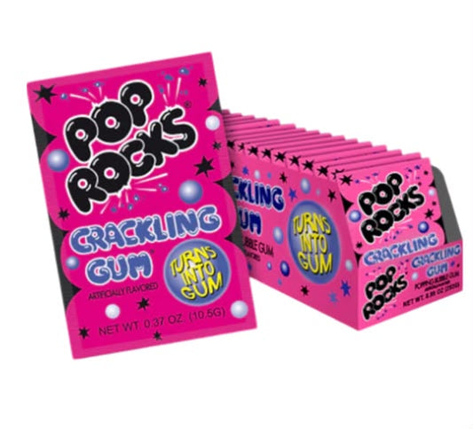 Pop Rocks Crackling Gum  24 Count