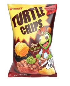 Turtle Chips Steak Wasabi 10 Count