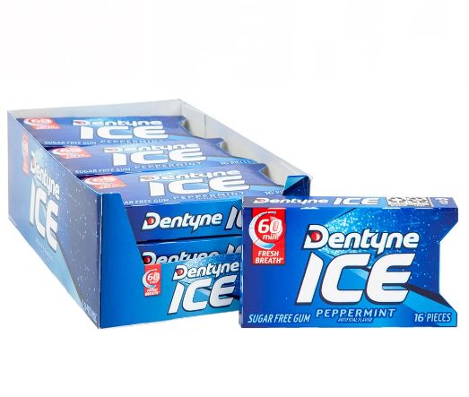 Dentyne Ice Gum Peppermint S/F 9 Count