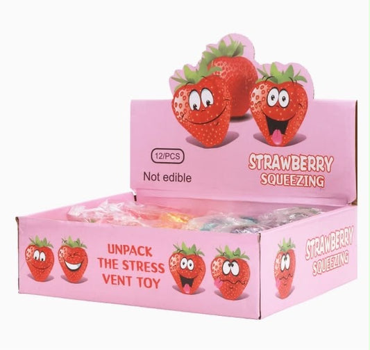 Viral Squishy Toys | Strawberry 12 Count