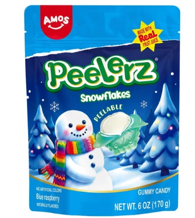 Peelerz Gummy Snowflakes 12 Count