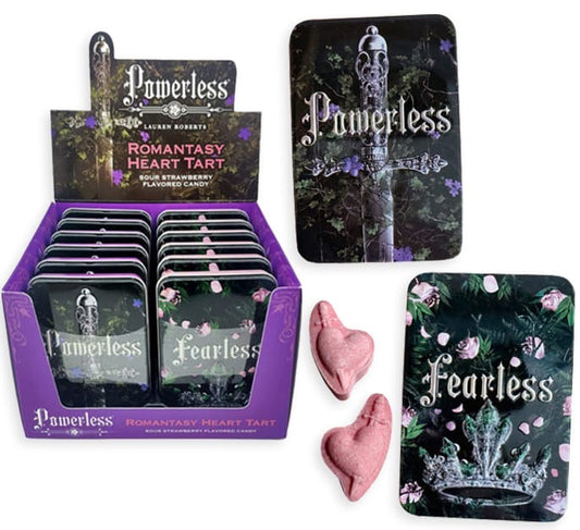 Powerless By Lauren Roberts Romantasy Heart Tart Tins 12 Count