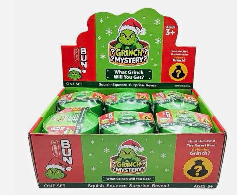 Viral Squishy | Christmas Grinch Dumplings - Assorted 24 Count
