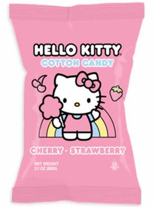 Hello Kitty Cotton Candy - Cherry & Strawberry 12 Count