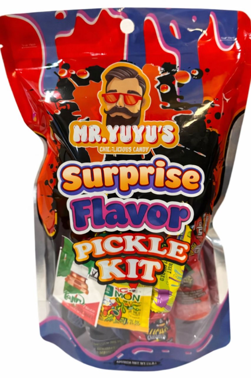 Mr. YuYu's Pickle Kit SURPRISE FLAVOR 12 Count *Limited Edition*