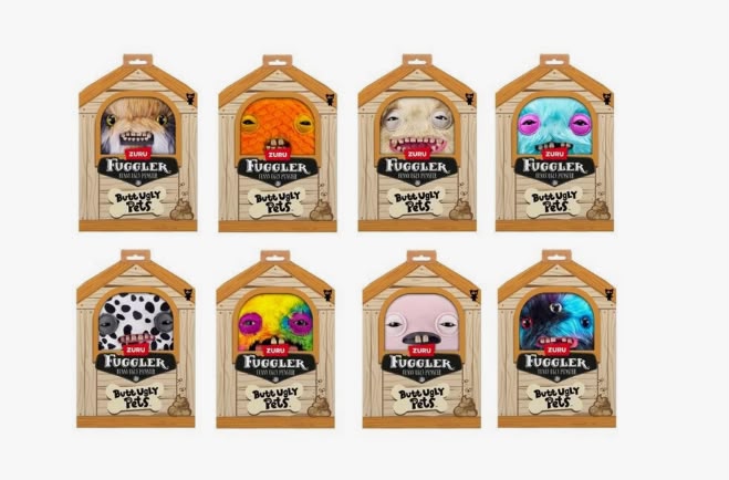 Zuru Fuggler plush | Butt Ugly Pets - Assorted  12 Count
